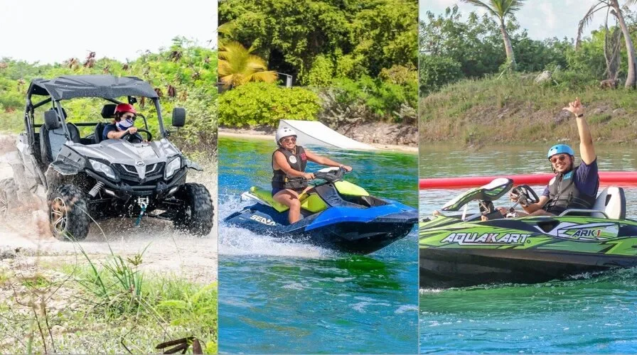 2. aqua kart and donut ride adventures