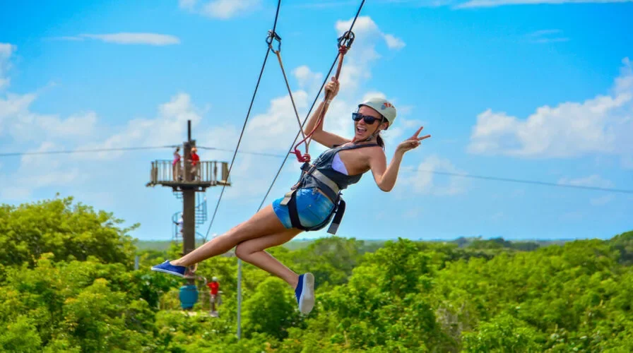 5. 200 meter zipline adventure