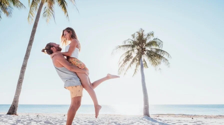 6. relax with a beachside picnic and sunset views