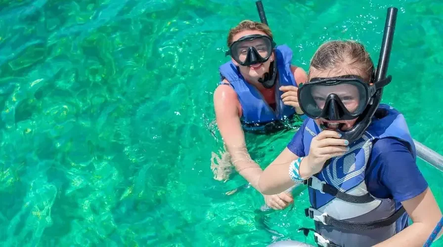 9. snorkeling and underwater exploration together