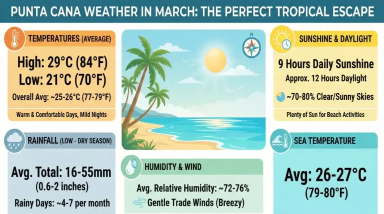 Punta cana weather in march events & top things to do for your pefect trip