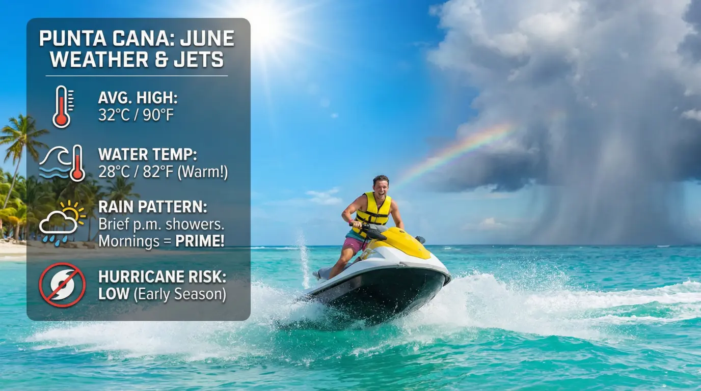 Dominican Republic Weather in June | Perfect for Punta Cana Jet Ski Adventures?