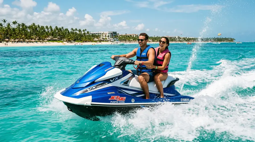 Ride a Jet Ski on the Punta Cana Coastline Things to Do in Dominican Republic