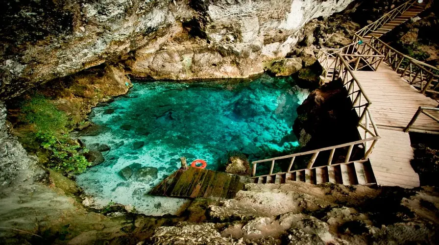 Snorkel or Swim at Hoyo Azul Lagoon Things to Do in Dominican Republic