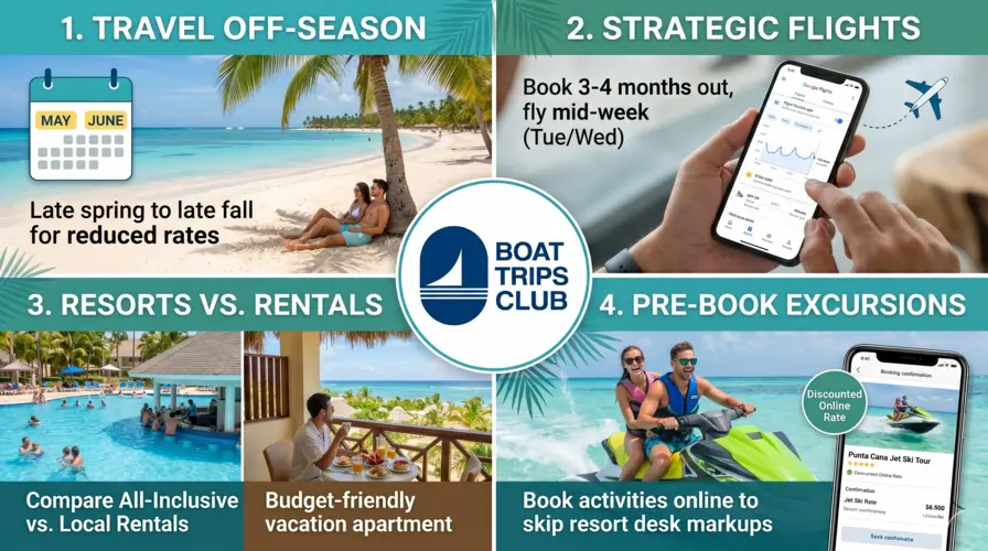 1 to 4 tips to save your budget on Punta Cana vacation