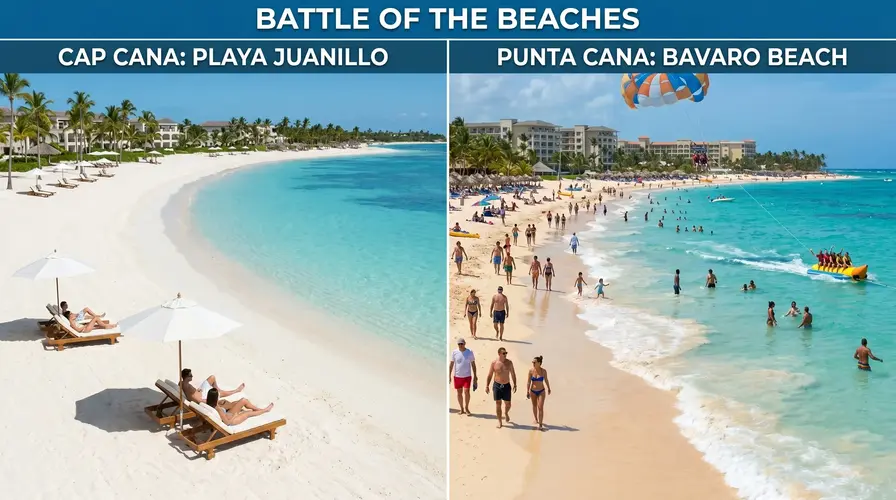 Battle of the Beaches Cap Cana vs Punta Cana