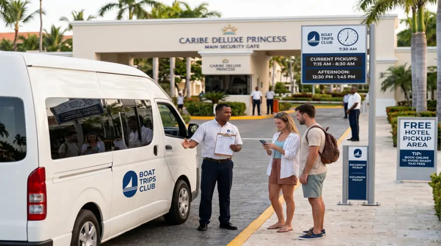Excursion Logistics Pickups, Timings, & Resort Hacks Caribe Deluxe Princess