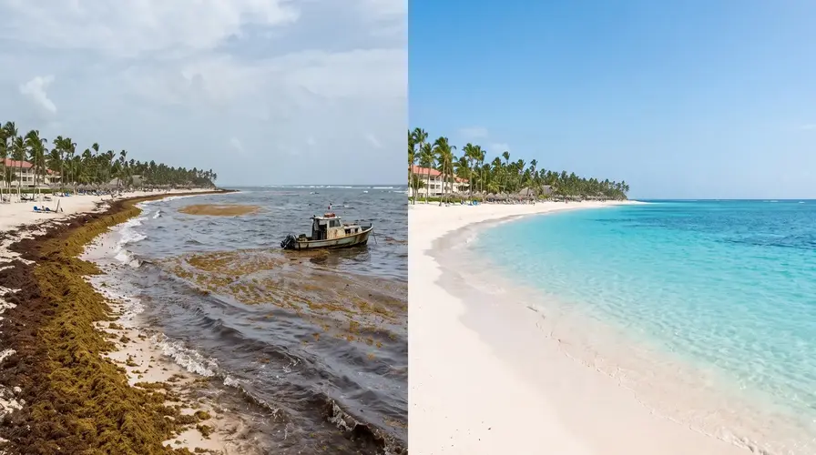 When is Seaweed Season in Punta Cana (Month by Month) Seaweed in Punta Cana